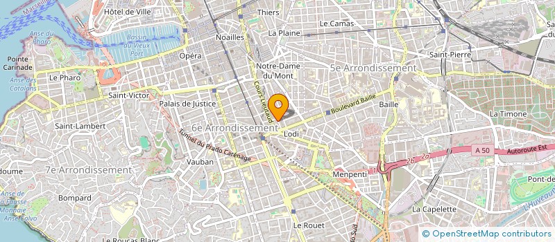 localisation de l'entreprise MONSIEUR GUILLAUME LANCE à MARSEILLE