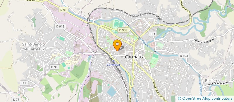 localisation de l'entreprise MONSIEUR GUILLAUME LANCELOT  CARMAUX