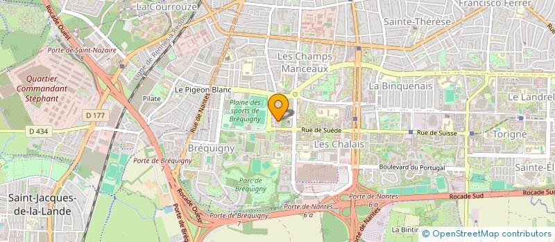localisation de l'entreprise MONSIEUR GUILLAUME LANDRY  RENNES