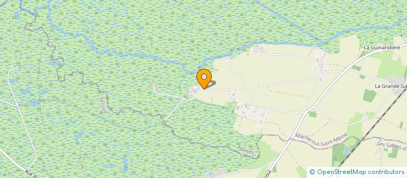 localisation de l'entreprise MONSIEUR GUILLAUME LANGLAIS  MACHECOUL-SAINT-MEME