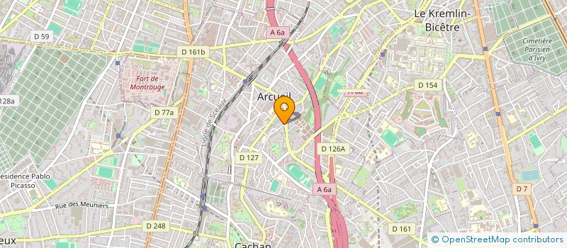 localisation de l'entreprise MONSIEUR GUILLAUME LANNEAU à ARCUEIL