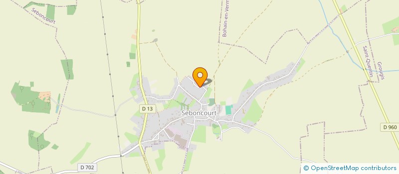 localisation de l'entreprise MONSIEUR GUILLAUME LANNOIS  SEBONCOURT