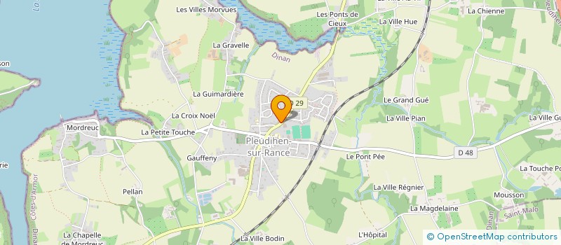 localisation de l'entreprise MONSIEUR GUILLAUME LAPIERRE à PLEUDIHEN-SUR-RANCE
