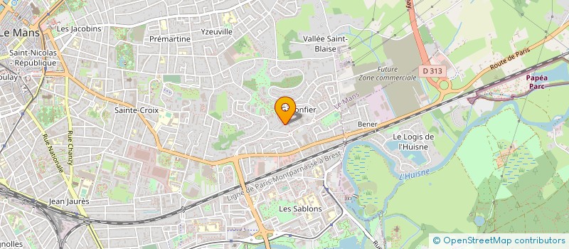 localisation de l'entreprise MONSIEUR GUILLAUME LARDY  LE MANS