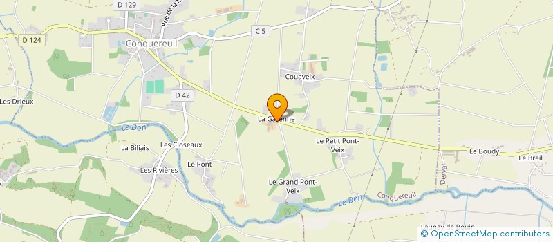 localisation de l'entreprise MONSIEUR GUILLAUME LAROCHE à CONQUEREUIL