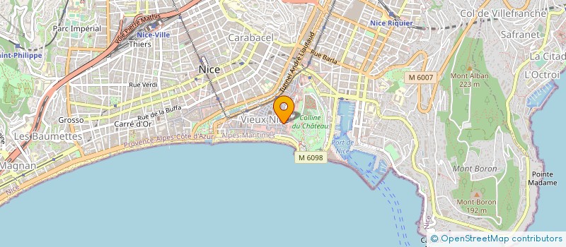 localisation de l'entreprise MONSIEUR GUILLAUME LAROSA à NICE