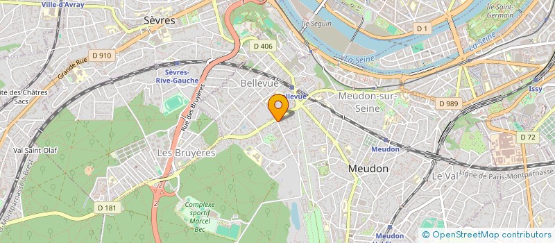 localisation de l'entreprise MONSIEUR GUILLAUME LARRAS  MEUDON