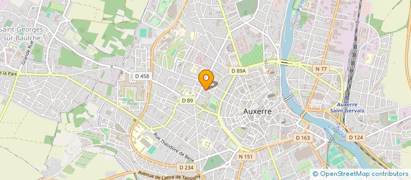 localisation de l'entreprise MONSIEUR GUILLAUME LARRIVE à AUXERRE