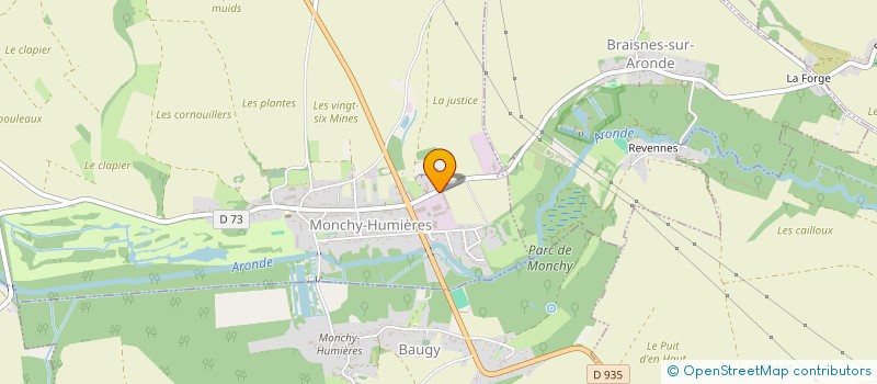 localisation de l'entreprise MONSIEUR GUILLAUME LARTIGUE  MONCHY-HUMIERES