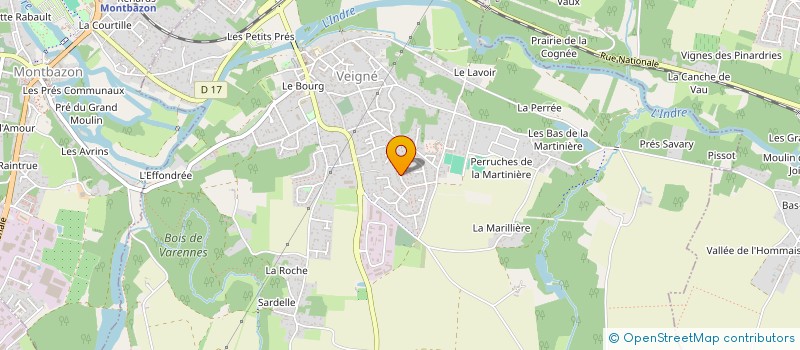 localisation de l'entreprise MONSIEUR GUILLAUME LARUE  VEIGNE