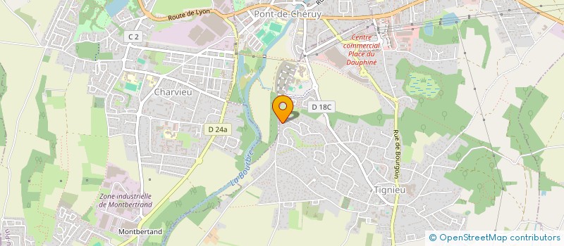 localisation de l'entreprise MONSIEUR GUILLAUME LARUE  TIGNIEU-JAMEYZIEU