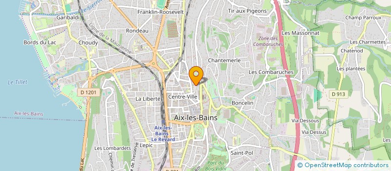 localisation de l'entreprise MONSIEUR GUILLAUME LASSIS à AIX-LES-BAINS