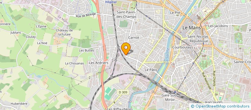 localisation de l'entreprise MONSIEUR GUILLAUME LAUNAY à LE MANS