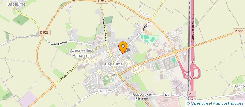 localisation de l'entreprise MONSIEUR GUILLAUME LAUR à BAPAUME