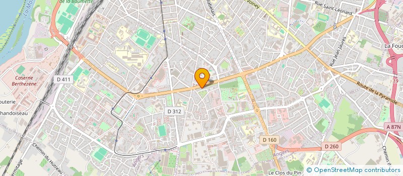 localisation de l'entreprise MONSIEUR GUILLAUME LAURENDEAU à ANGERS