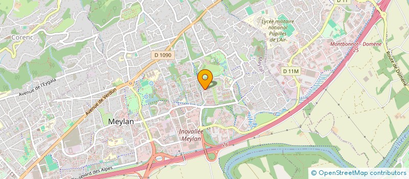 localisation de l'entreprise MONSIEUR GUILLAUME LAVASTRE  MEYLAN