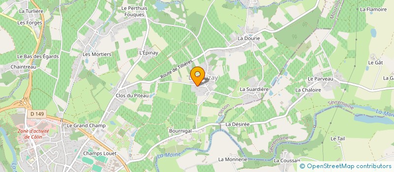 localisation de l'entreprise MONSIEUR GUILLAUME LAVIE à CLISSON