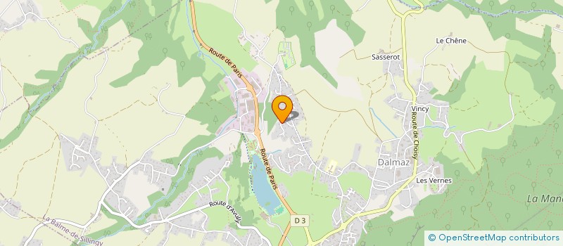 localisation de l'entreprise MONSIEUR GUILLAUME LAVOREL  LA BALME-DE-SILLINGY