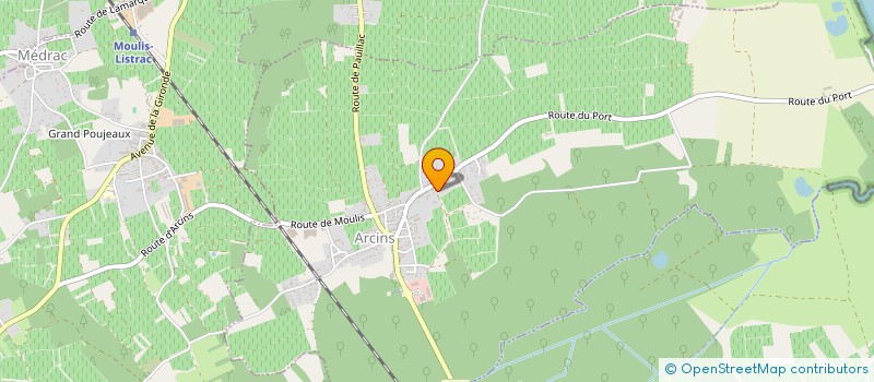 localisation de l'entreprise MONSIEUR GUILLAUME LAY  ARCINS