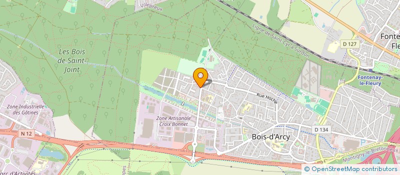 localisation de l'entreprise MONSIEUR GUILLAUME LAYE  BOIS-D'ARCY