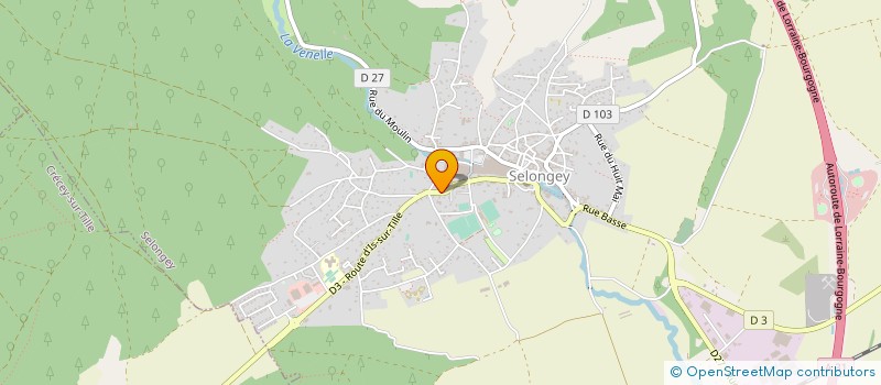 localisation de l'entreprise MONSIEUR GUILLAUME LAZZERINI  SELONGEY