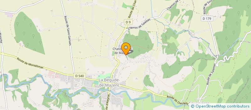localisation de l'entreprise MONSIEUR GUILLAUME LE BARBIER à LA BEGUDE-DE-MAZENC