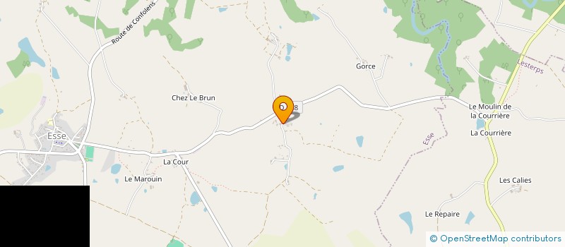localisation de l'entreprise MONSIEUR GUILLAUME LE BAUBE à ESSE