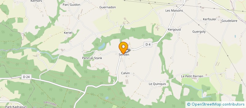 localisation de l'entreprise MONSIEUR GUILLAUME LE BERRE à LANRODEC