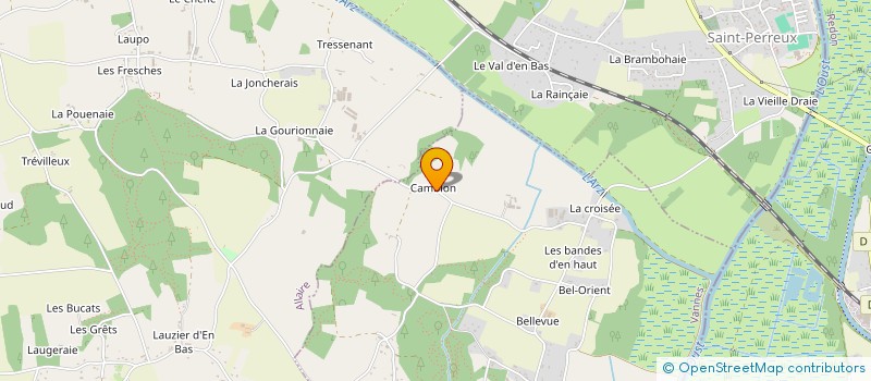 localisation de l'entreprise MONSIEUR GUILLAUME LE BOT  SAINT-JEAN-LA-POTERIE