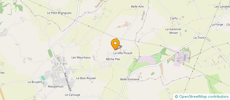 localisation de l'entreprise MONSIEUR GUILLAUME LE CHANU  LE FIL