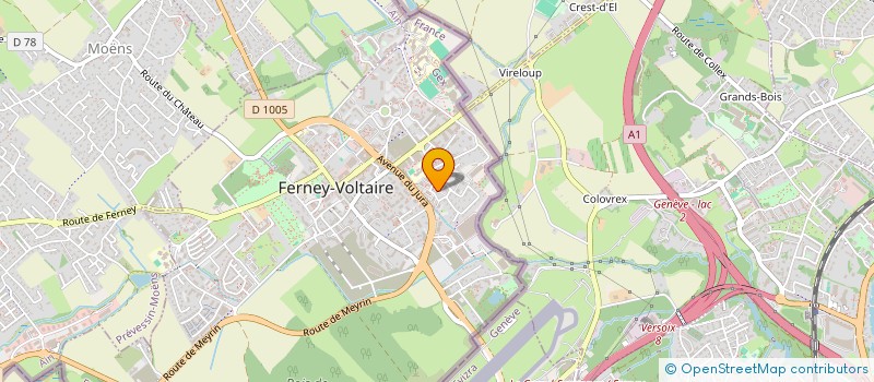 localisation de l'entreprise MONSIEUR GUILLAUME LE CLEAC'H à FERNEY-VOLTAIRE