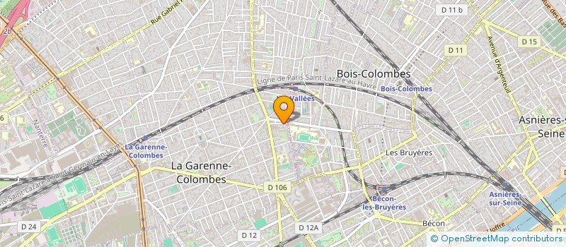 localisation de l'entreprise MONSIEUR GUILLAUME LE COUSTUMER à LA GARENNE-COLOMBES