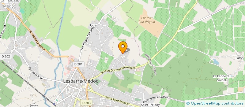 localisation de l'entreprise MONSIEUR GUILLAUME LE CURIEUX-DURIVAL  LESPARRE-MEDOC