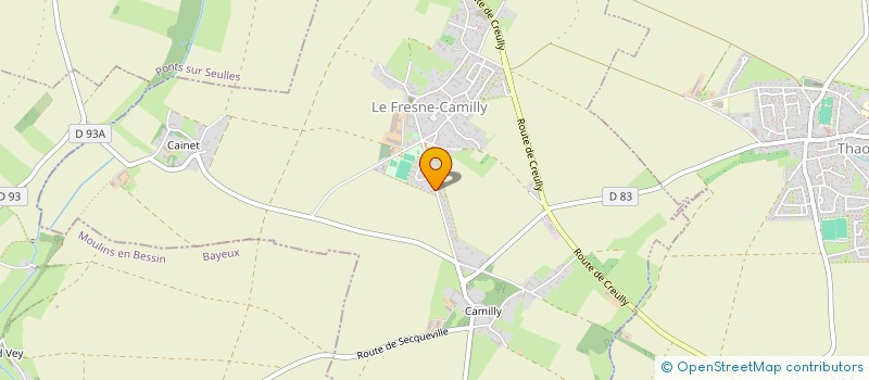 localisation de l'entreprise MONSIEUR GUILLAUME LE DELEZIR  LE FRESNE-CAMILLY