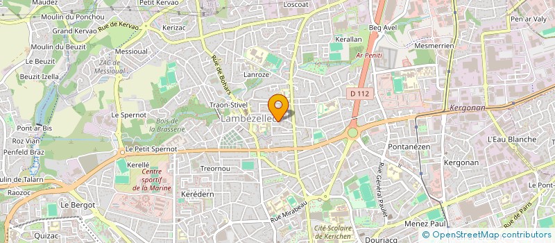 localisation de l'entreprise MONSIEUR GUILLAUME LE DOEUFF à BREST