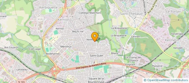 localisation de l'entreprise MONSIEUR GUILLAUME LE GUERNEVE  VANNES