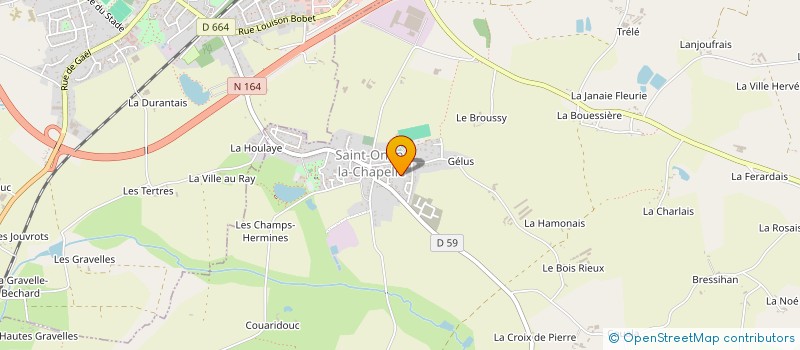 localisation de l'entreprise MONSIEUR GUILLAUME LE GULUCHE  GAEL