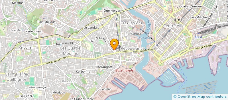 localisation de l'entreprise MONSIEUR GUILLAUME LE LANN à BREST
