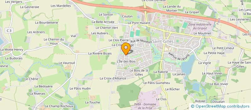 localisation de l'entreprise MONSIEUR GUILLAUME LE LIEGARD à SAINT-GILLES