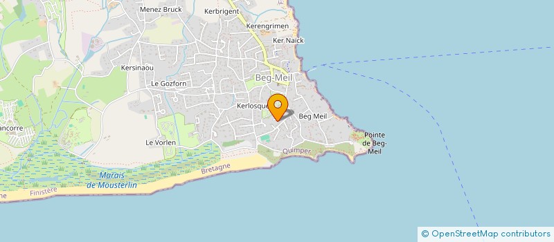 localisation de l'entreprise MONSIEUR GUILLAUME LE PAGE à FOUESNANT