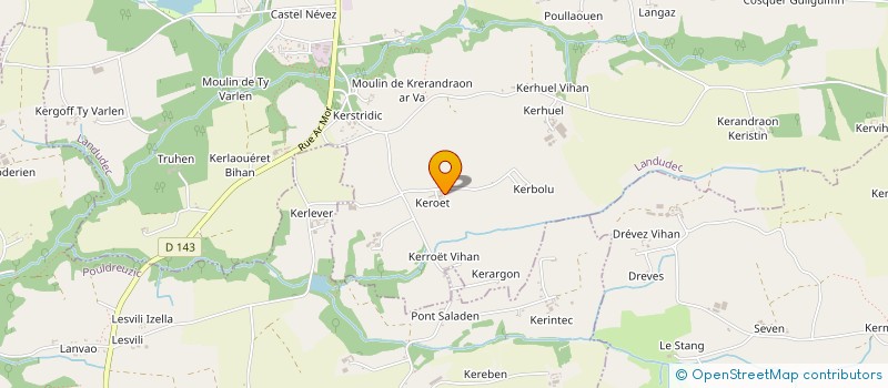 localisation de l'entreprise MONSIEUR GUILLAUME LE STER  LANDUDEC