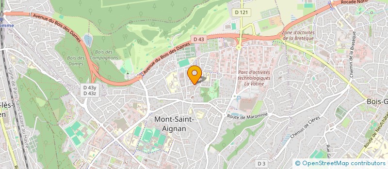 localisation de l'entreprise MONSIEUR GUILLAUME LEBAS  MONT-SAINT-AIGNAN