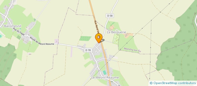 localisation de l'entreprise MONSIEUR GUILLAUME LEBAS  MESNIL-REAUME (LE)