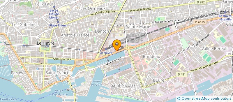 localisation de l'entreprise MONSIEUR GUILLAUME LEBEAU  LE HAVRE