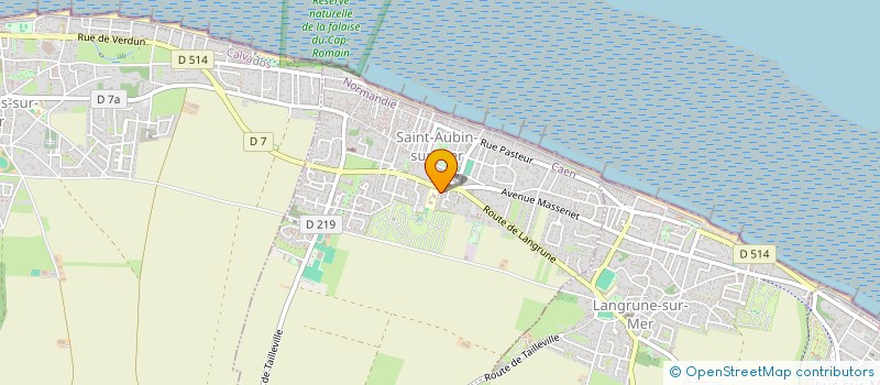 localisation de l'entreprise MONSIEUR GUILLAUME LEBEL  SAINT-AUBIN-SUR-MER