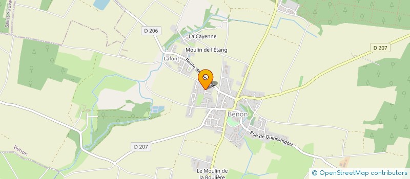 localisation de l'entreprise MONSIEUR GUILLAUME LEBLANC à BENON