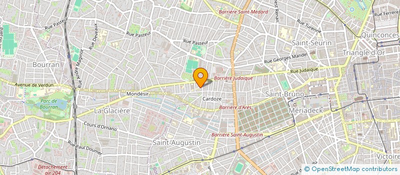 localisation de l'entreprise MONSIEUR GUILLAUME LEBRETON  BORDEAUX