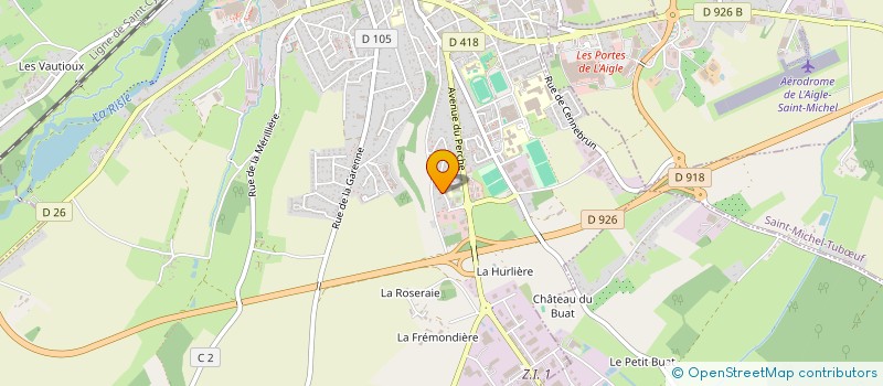 localisation de l'entreprise MONSIEUR GUILLAUME LEBRUN à L'AIGLE