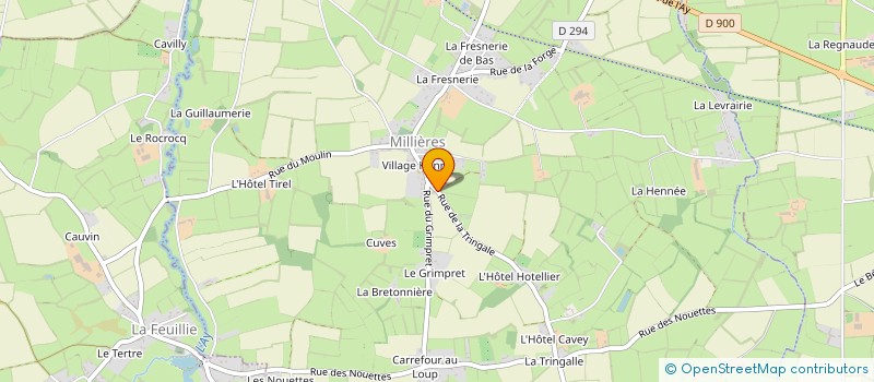 localisation de l'entreprise MONSIEUR GUILLAUME LECAMPION  MILLIERES