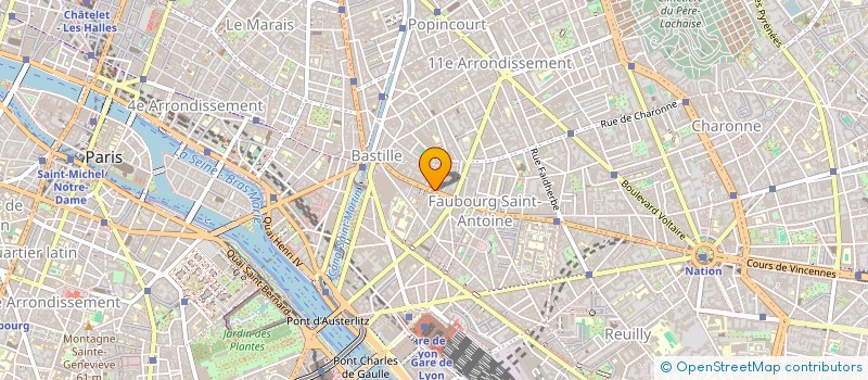 localisation de l'entreprise MONSIEUR GUILLAUME LECASBLE  PARIS 11